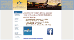 Desktop Screenshot of flyportsmouthairport.com
